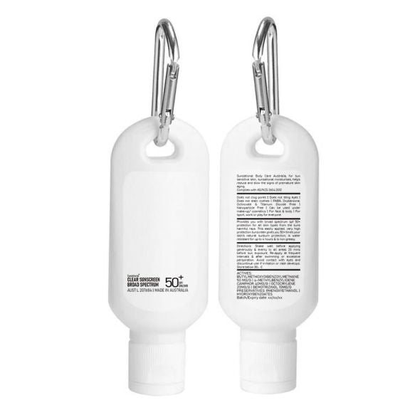 30Ml Spf50 Sunscreen Lotion With Carabiner