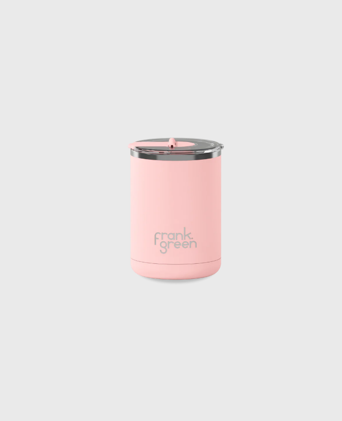 Ceramic Coffee Cup with Hinged Lid