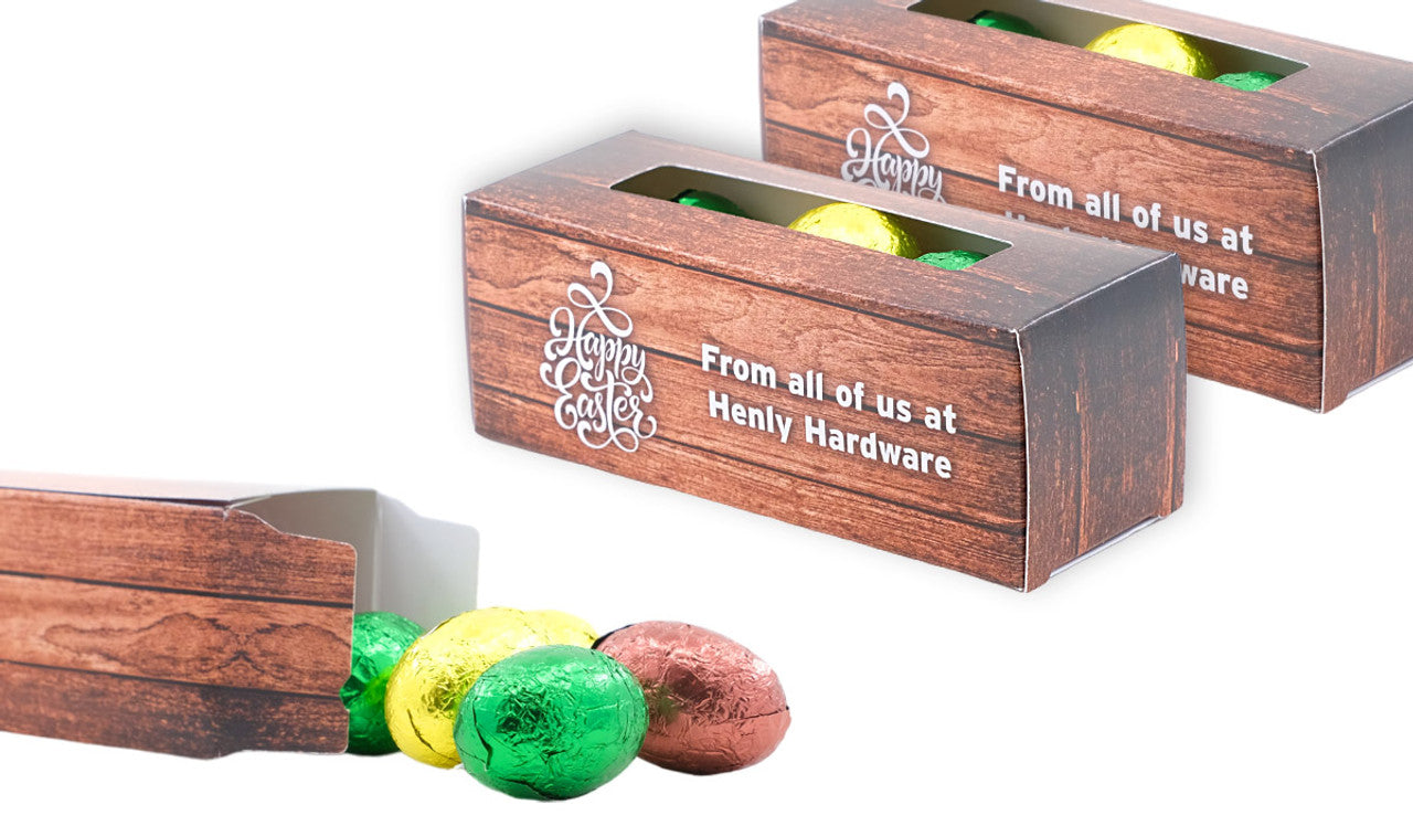 Branded Display Box With Mini Easter Eggs