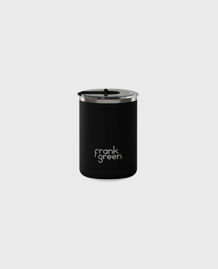 Ceramic Coffee Cup with Hinged Lid