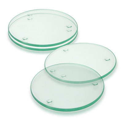 Milano Round Glass Coaster Set Of 4