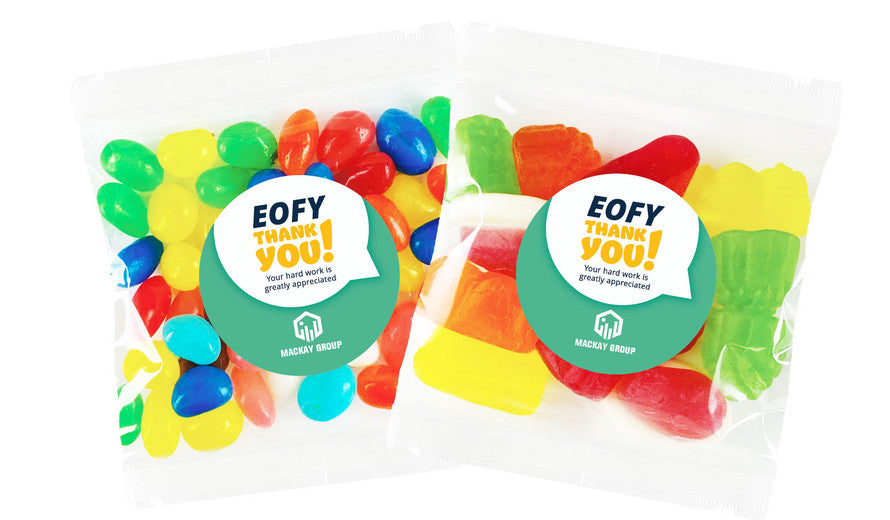 Corporate Colours EOFY Personalised Lolly Bag