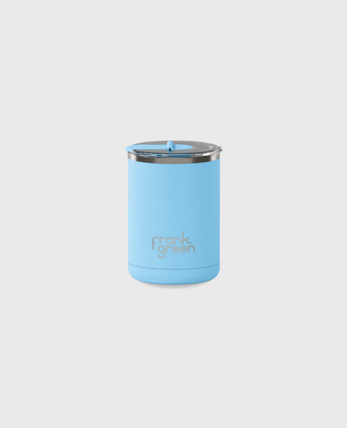 Ceramic Coffee Cup with Hinged Lid