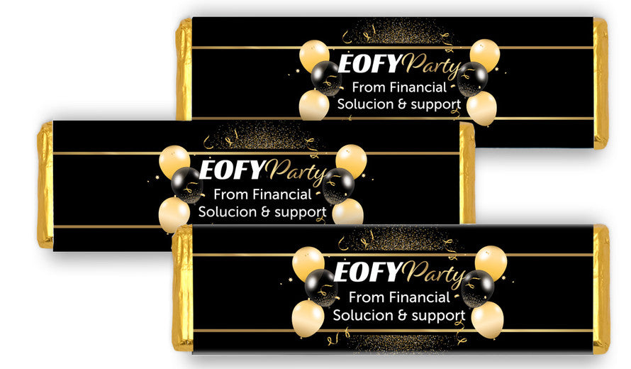 Golden Celebration EOFY Personalised Cadbury Chocolate Bar