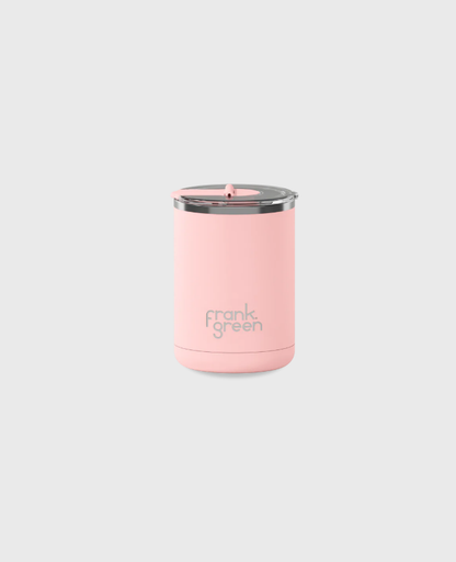 Ceramic Coffee Cup with Hinged Lid