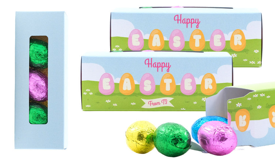 Branded Display Box With Mini Easter Eggs