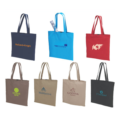 Coloured Cotton Tote