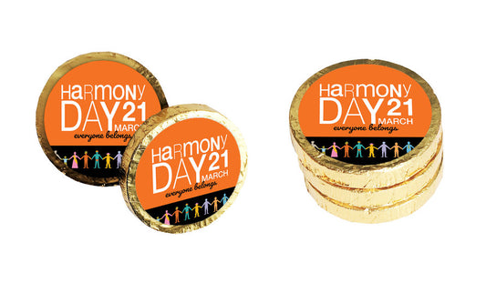 Harmony Day Branded Chocolate Coins