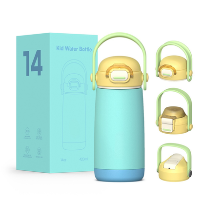 Pulse 420ml Stainless Steel Kids Metal Bottle