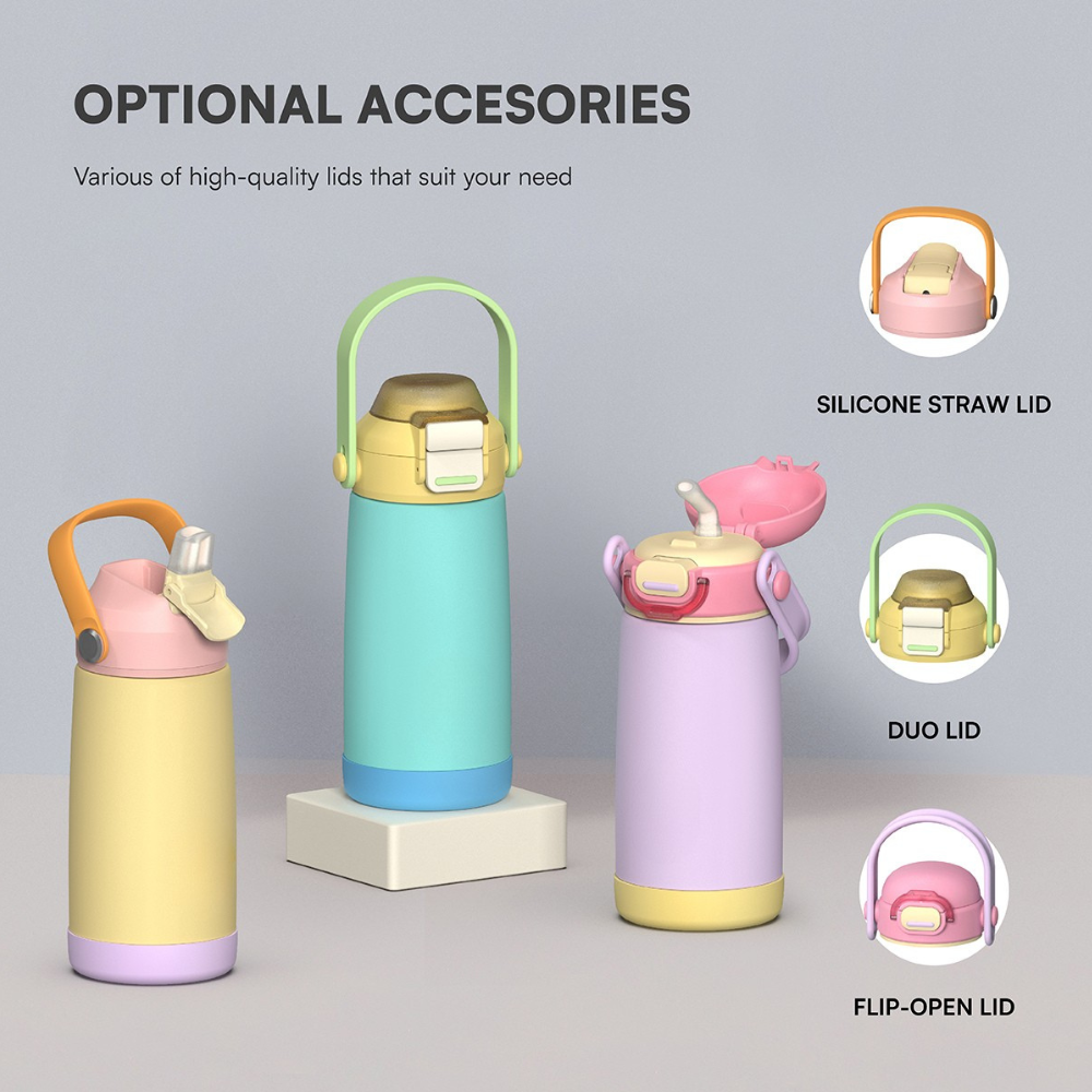 Pulse 420ml Stainless Steel Kids Metal Bottle