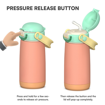 Pulse 420ml Stainless Steel Kids Metal Bottle