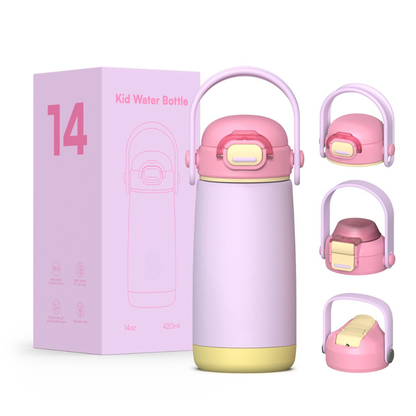 Pulse 420ml Stainless Steel Kids Metal Bottle