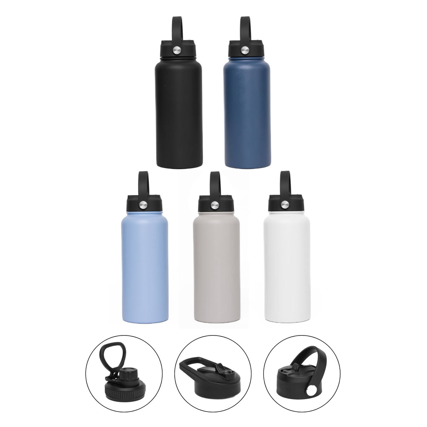 LAPEN 1L Vacuum Bottle - 3 Different Lid Options