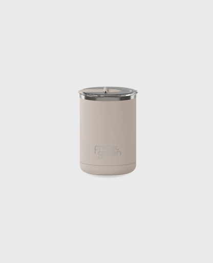 Ceramic Coffee Cup with Hinged Lid