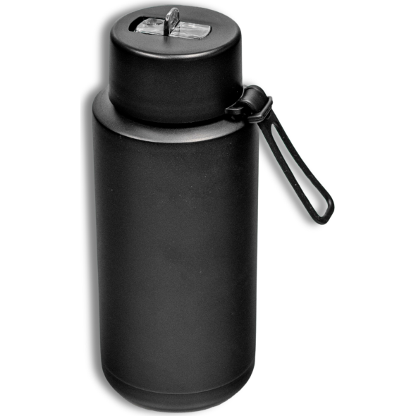 1L Stainless Steel Bottle with Silicone Handle