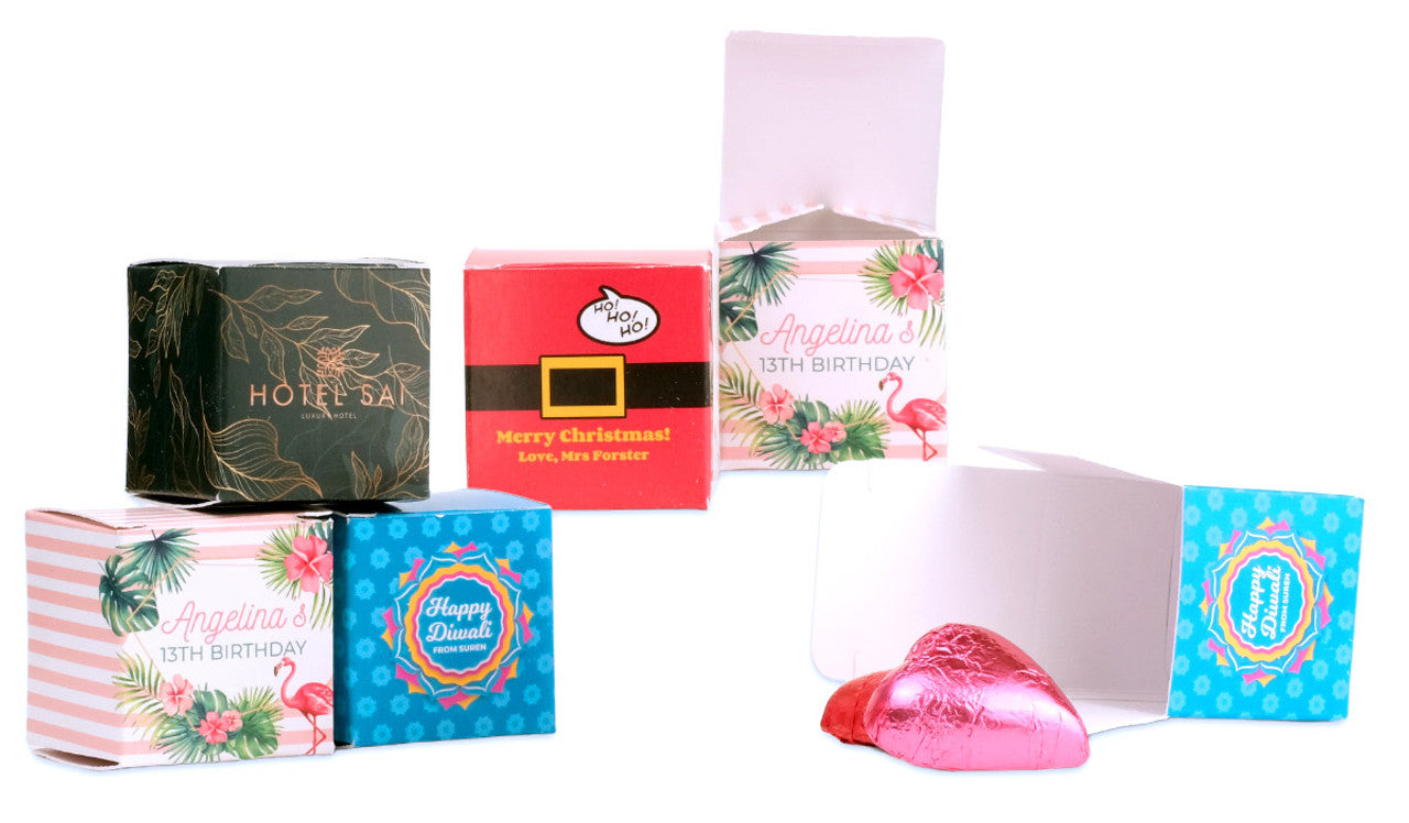 Custom 3.5cm Cube Box With Mini Eggs