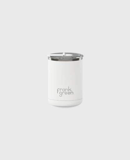 Ceramic Coffee Cup with Hinged Lid