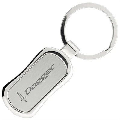 Elongated Metal Key Ring