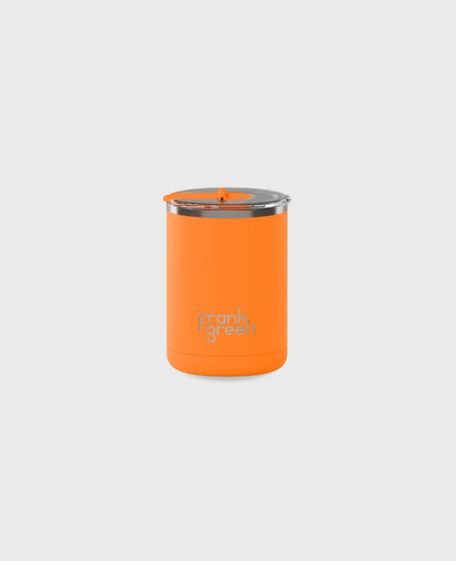 Ceramic Coffee Cup with Hinged Lid