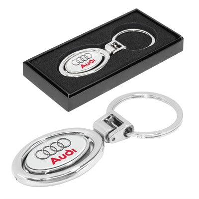 Oval Spinner Keyring